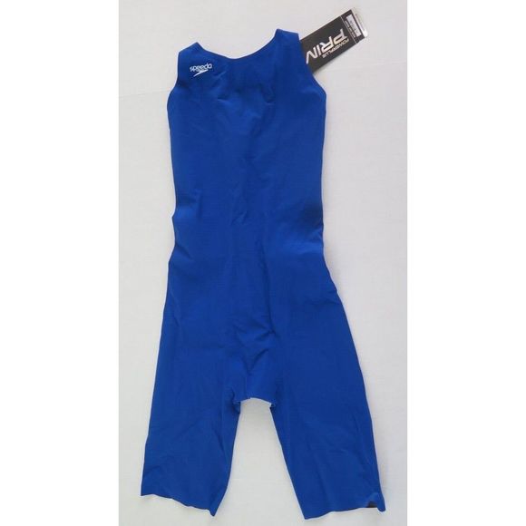 Speedo A577805787 Women's Sz 22 Voyage Blue 1-Pc PowerPlus Prime Kneeskin Suit - Picture 1 of 9